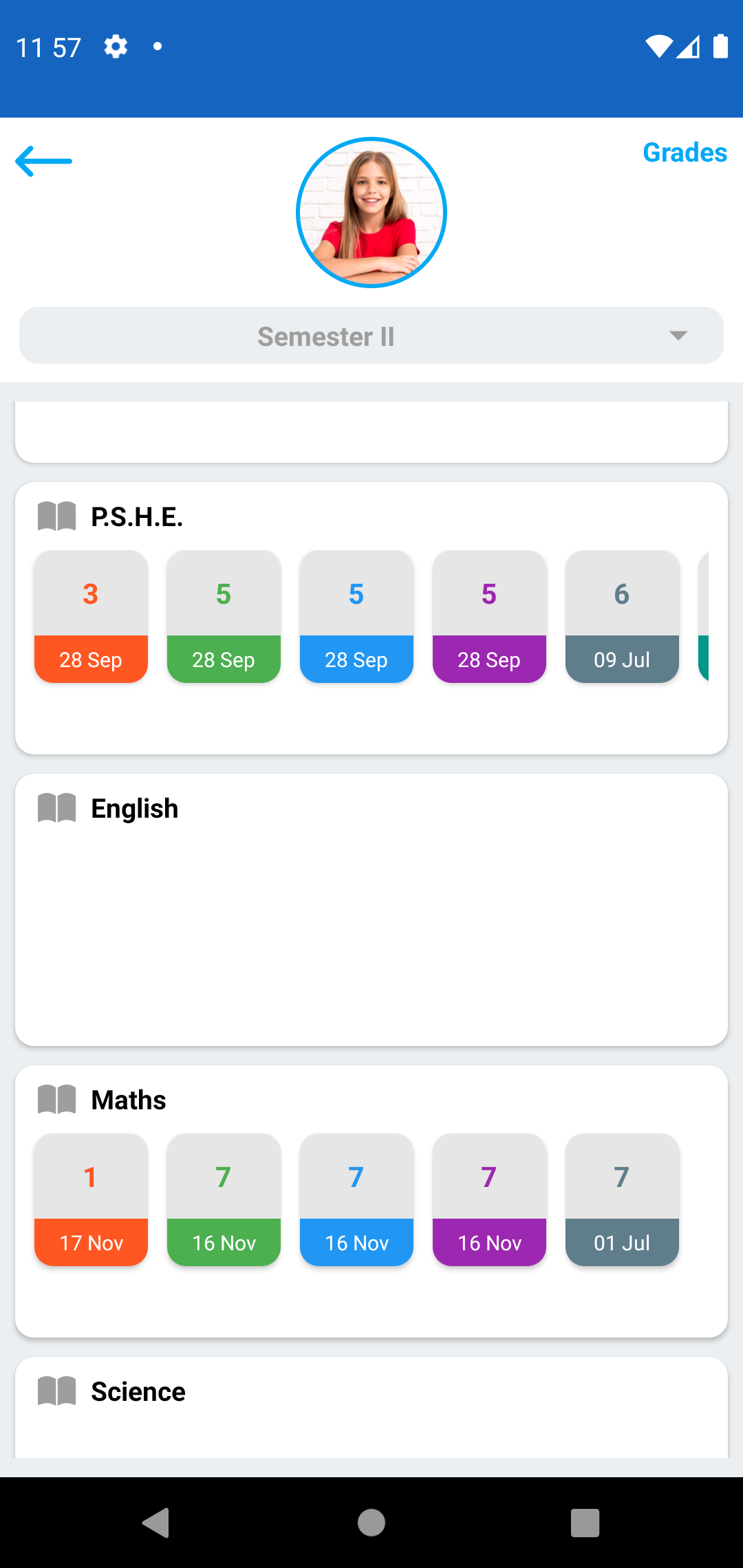 Student Grades